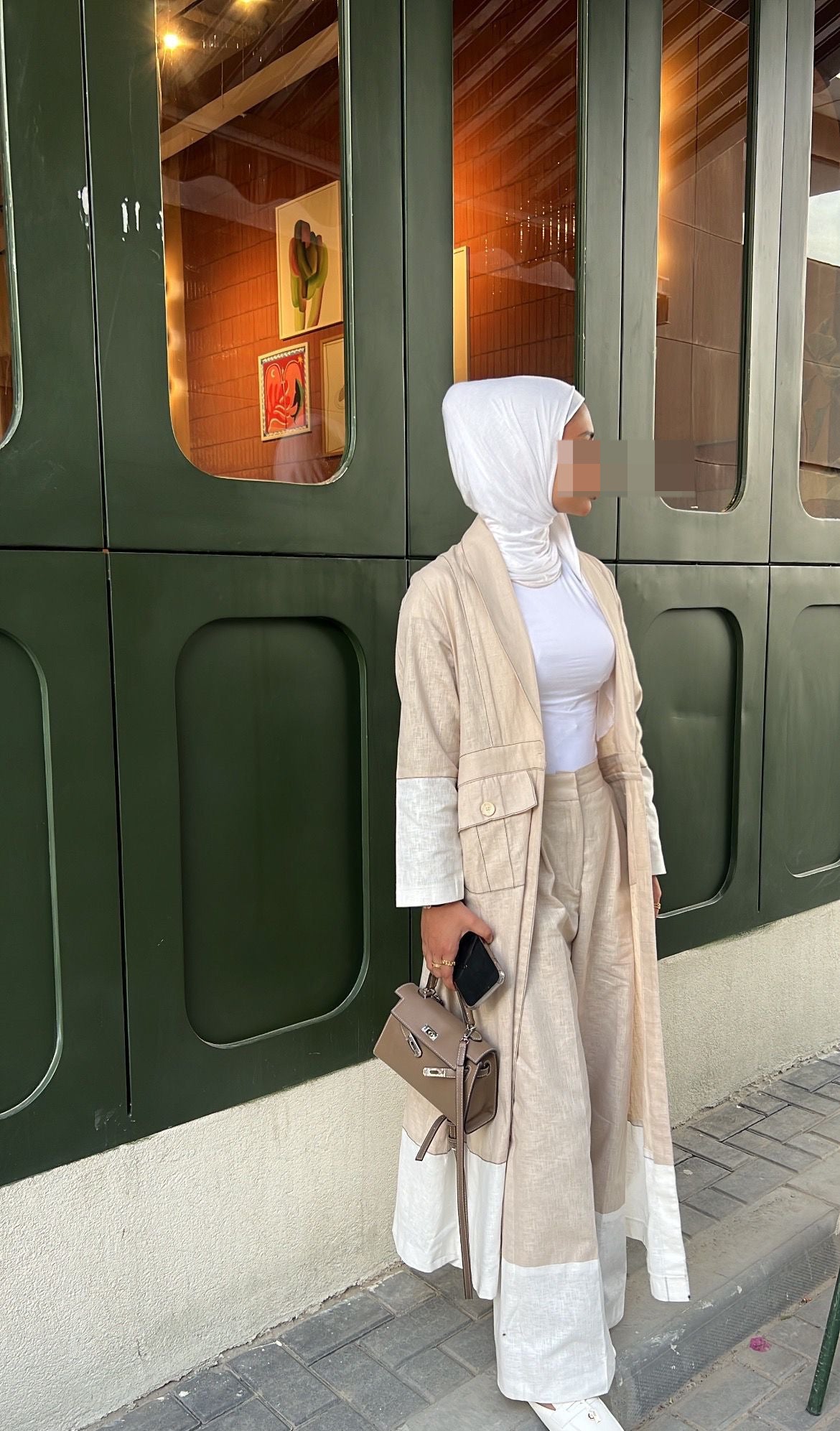 جاكيت لين الصيفي مع بنطلون أو تنورة